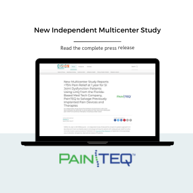 An independent study shows that posterior SI joint fusion with LinQ demonstrates the potential to rescue patients that have had inadequate pain relief from previous therapies, including lumbar fusion.